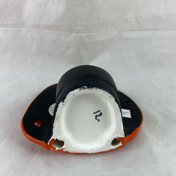 5 Halloween Pumpkin Shaped Tea Light Holders Jack-O-Lantern Witch K’s Ceramics - Picture 4 of 16